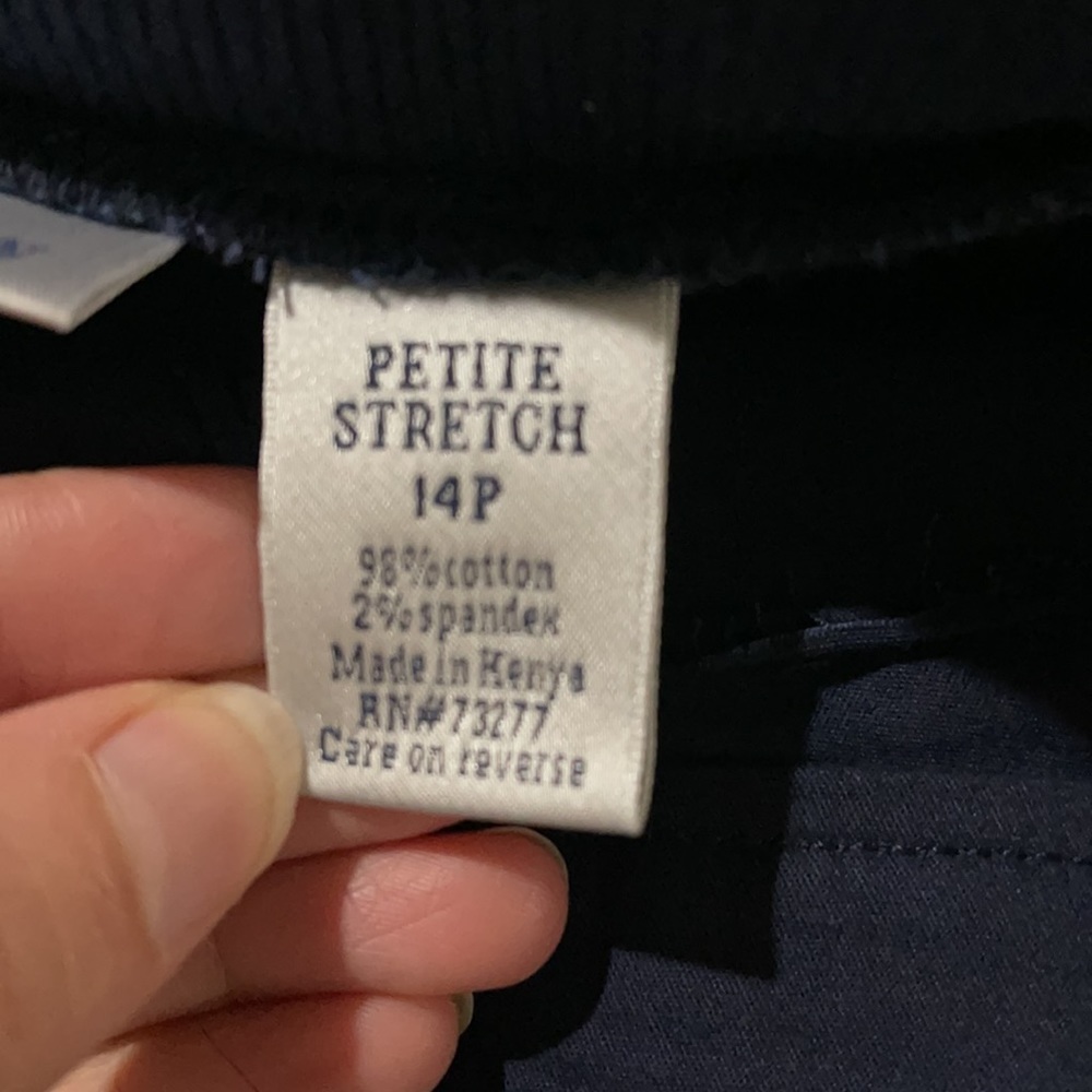 Croft & Barrow Skort Skirt For Women Sz 14 Petite Stretch Navy Blue Color, NWT - Picture 7 of 10